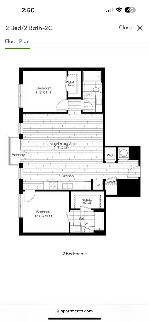 Entire Place 2Bed.2Bath