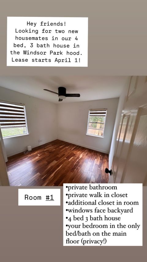 Private Room in 4Bed.3Bath