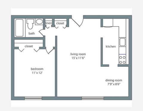 Private Room in 2Bed.1Bath