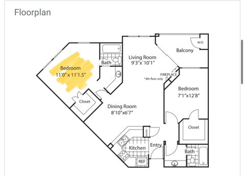 Private Room in 2Bed.2Bath