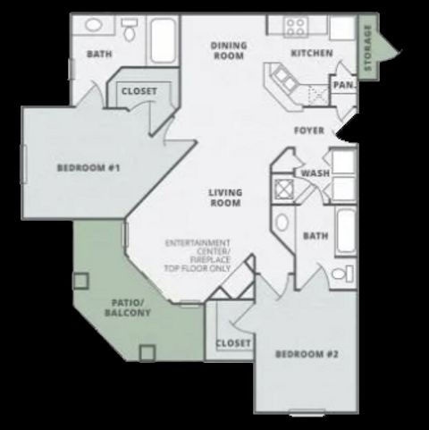 Private Room in 2Bed.2Bath