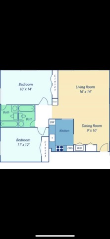 Shared Room in 2Bed.2Bath