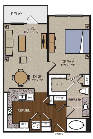 Entire Place 1Bed.1Bath