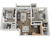 Private Room in 2Bed.2Bath