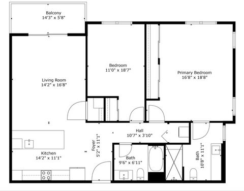Entire Place 2Bed.2Bath