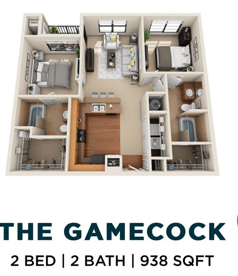 Shared Room in 2Bed.2Bath