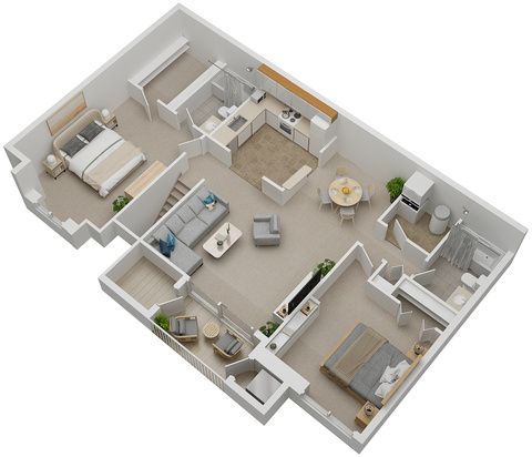 Room2Bed.2Bath