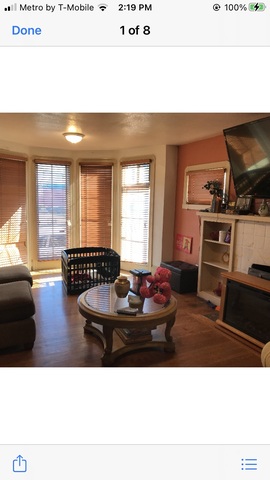 2 separate bedrooms and 1 bath