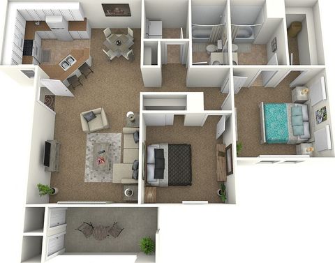 Private Room in 2Bed.1Bath
