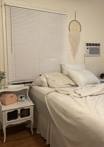 Furnished bedroom & storage room