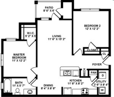 Private Room in 2Bed.1.5Bath