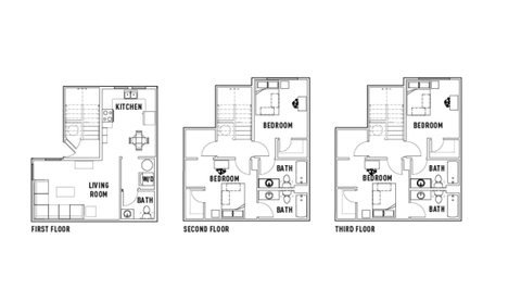 Private Room in 4Bed.5Bath