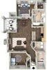 Private Room in 2Bed.2Bath