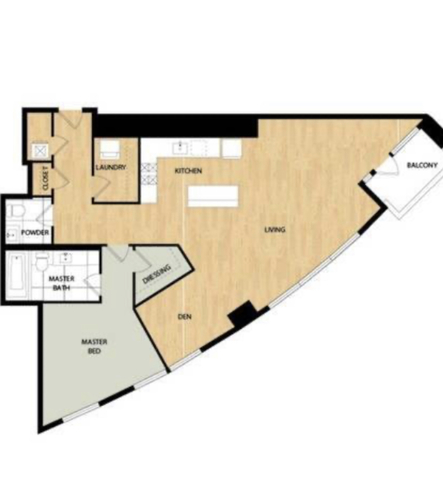 Entire Place 1Bed.2Bath