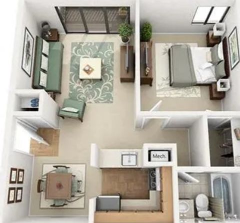 Private Room in 1Bed.1Bath