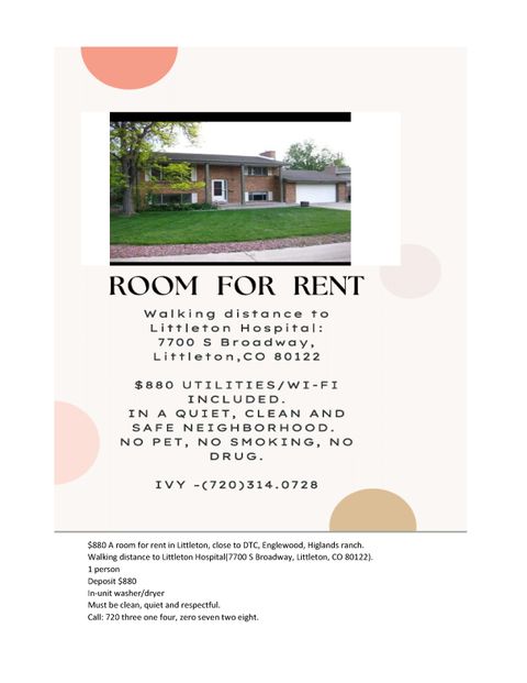 Private Room in 4Bed.2Bath