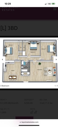 Private Room in 3Bed.2Bath