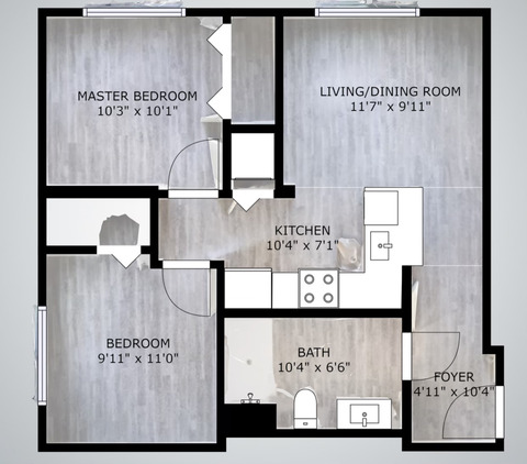 Entire Place 2Bed.1Bath