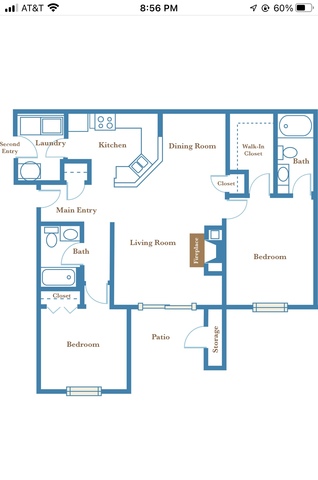 Private Room in 2Bed.2Bath