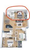 Shared Room in 3Bed.2Bath