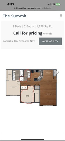 Private Room in 2Bed.2Bath