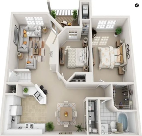 Entire Place 2Bed.1Bath