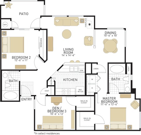 Private Room in 3Bed.2Bath
