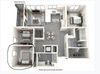 Private Room in 3Bed.2Bath