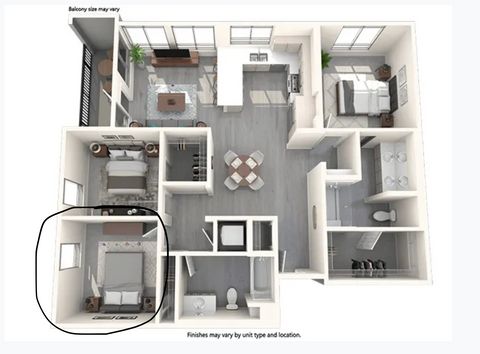 Private Room in 3Bed.2Bath