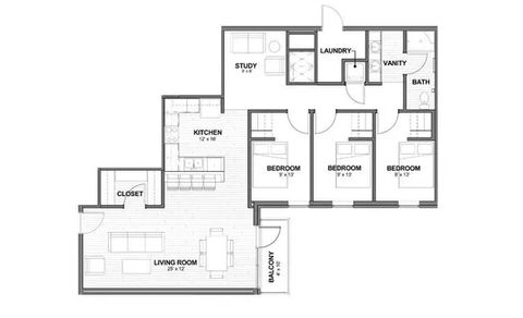 Private Room in 3Bed.1Bath