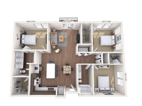 Private Room in 3Bed.1.5Bath