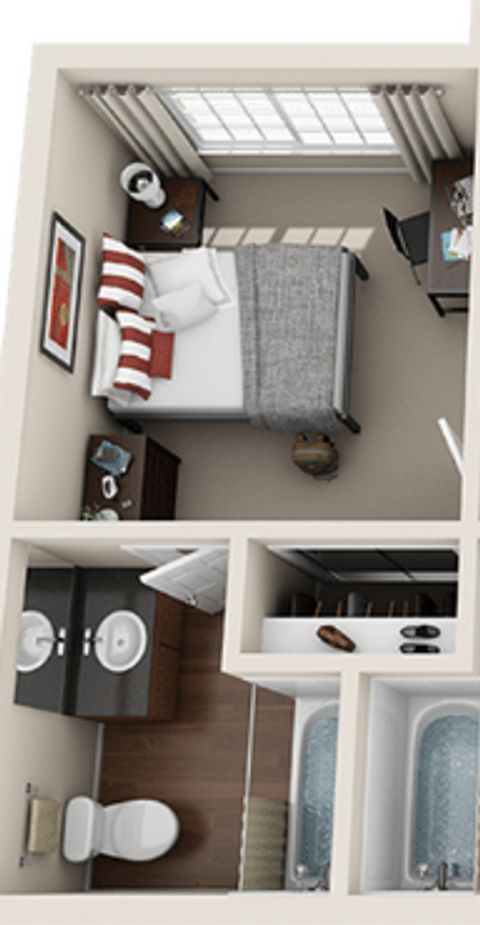 Private Room in 2Bed.2Bath