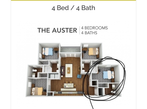 Private Room in 1Bed.1Bath