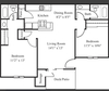 Private Room in 2Bed.2Bath