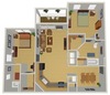 Private Room in 2Bed.2Bath