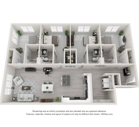Private Room in 4Bed.4Bath