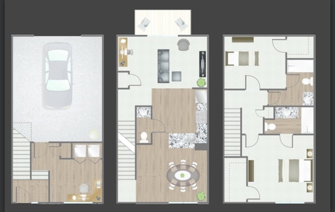 Private Room in 2Bed.3Bath