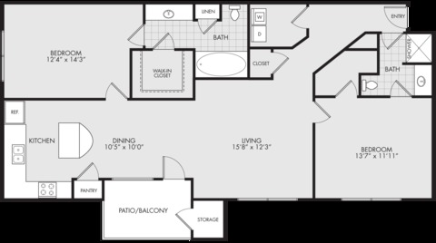 Share 2 bedroom you can be one