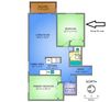 Private Room in 2Bed.1Bath