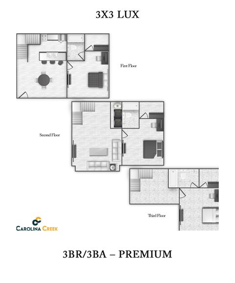 Private Room in 3Bed.3Bath