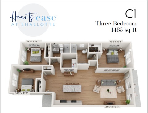 Entire Place 3Bed.2Bath