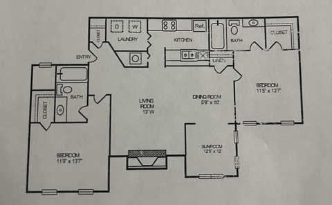 Private Room in 2Bed.2Bath