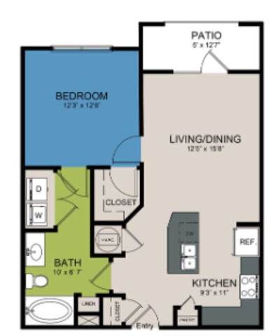 Entire Place 1Bed.1Bath