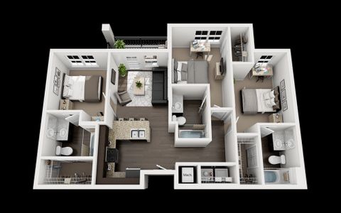 Private Room in 2Bed.1Bath