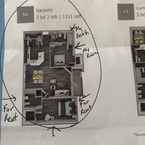 Private Room in 2Bed.2Bath