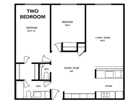Private Room in 2Bed.2Bath