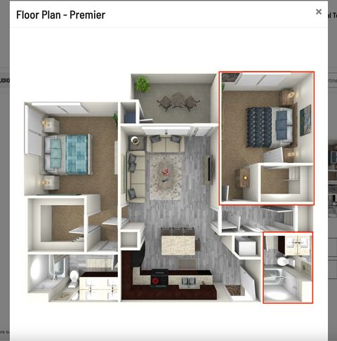 Shared Room in 2Bed.2Bath
