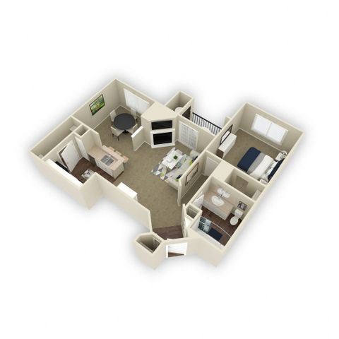 Private Room in 1Bed.1Bath