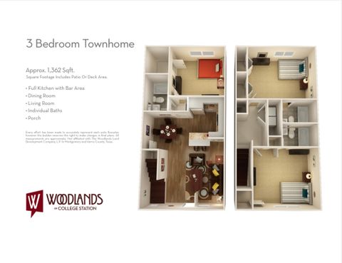 Private Room in 3Bed.3Bath
