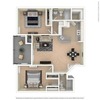 Private Room in 2Bed.2Bath
